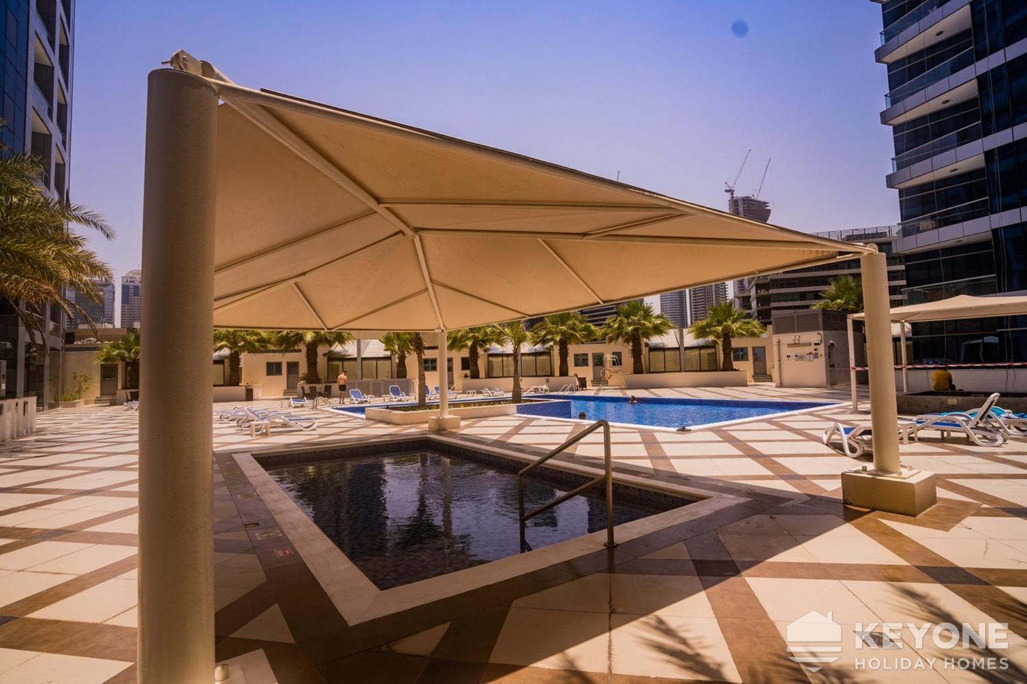 Contemporary One Bedroom With Full Marina View Dubaj Zewnętrze zdjęcie
