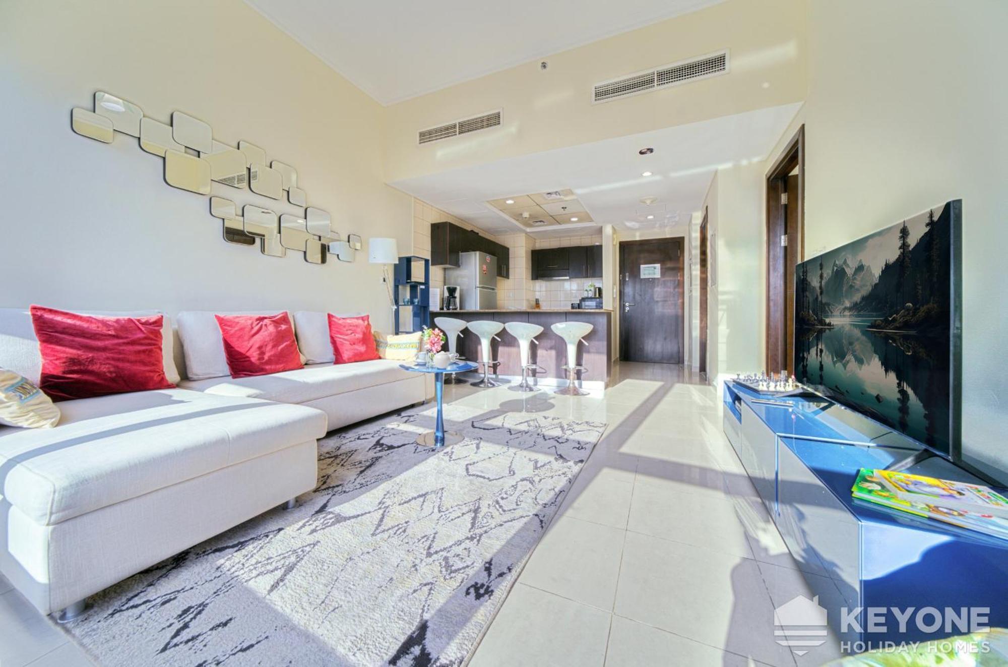 Contemporary One Bedroom With Full Marina View Dubaj Zewnętrze zdjęcie