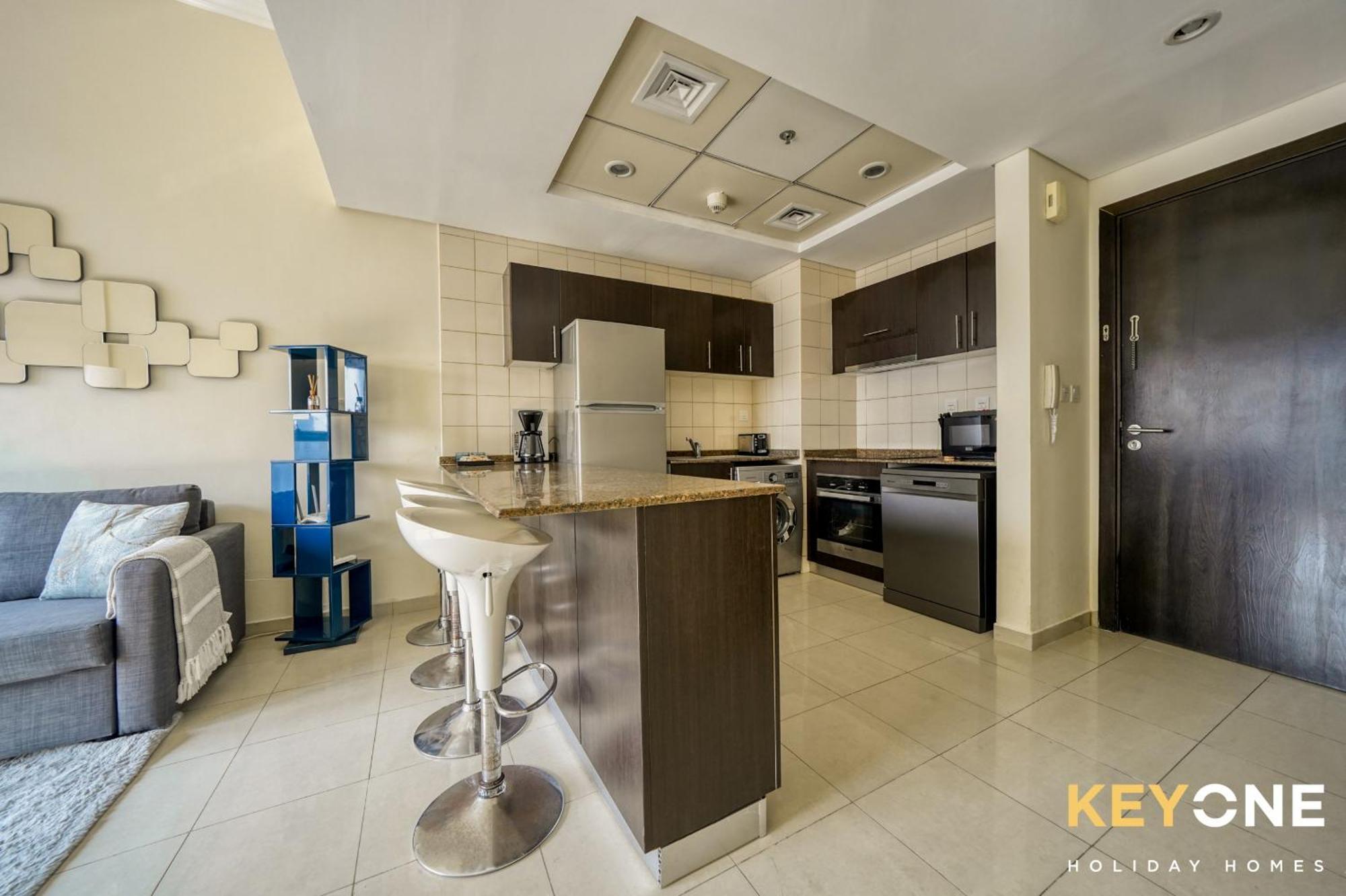 Contemporary One Bedroom With Full Marina View Dubaj Zewnętrze zdjęcie