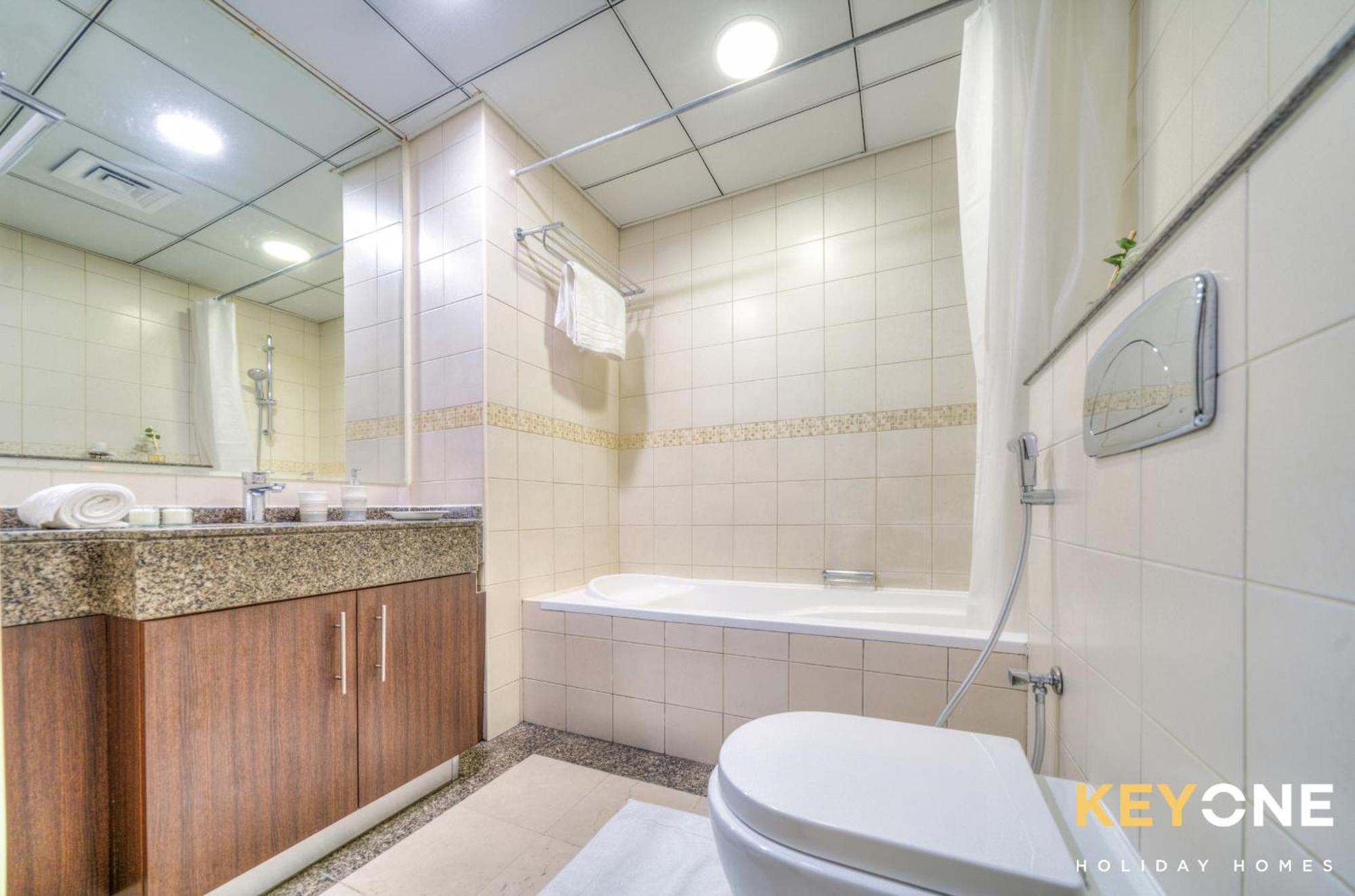 Contemporary One Bedroom With Full Marina View Dubaj Zewnętrze zdjęcie