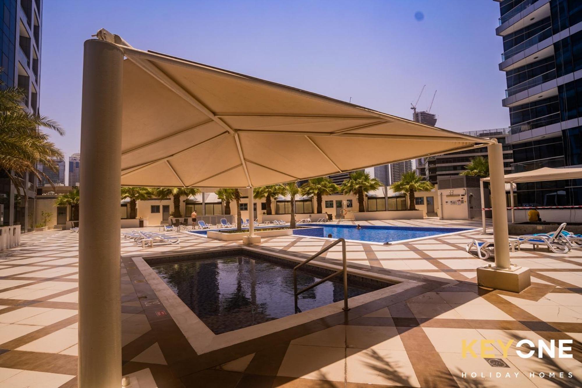 Contemporary One Bedroom With Full Marina View Dubaj Zewnętrze zdjęcie