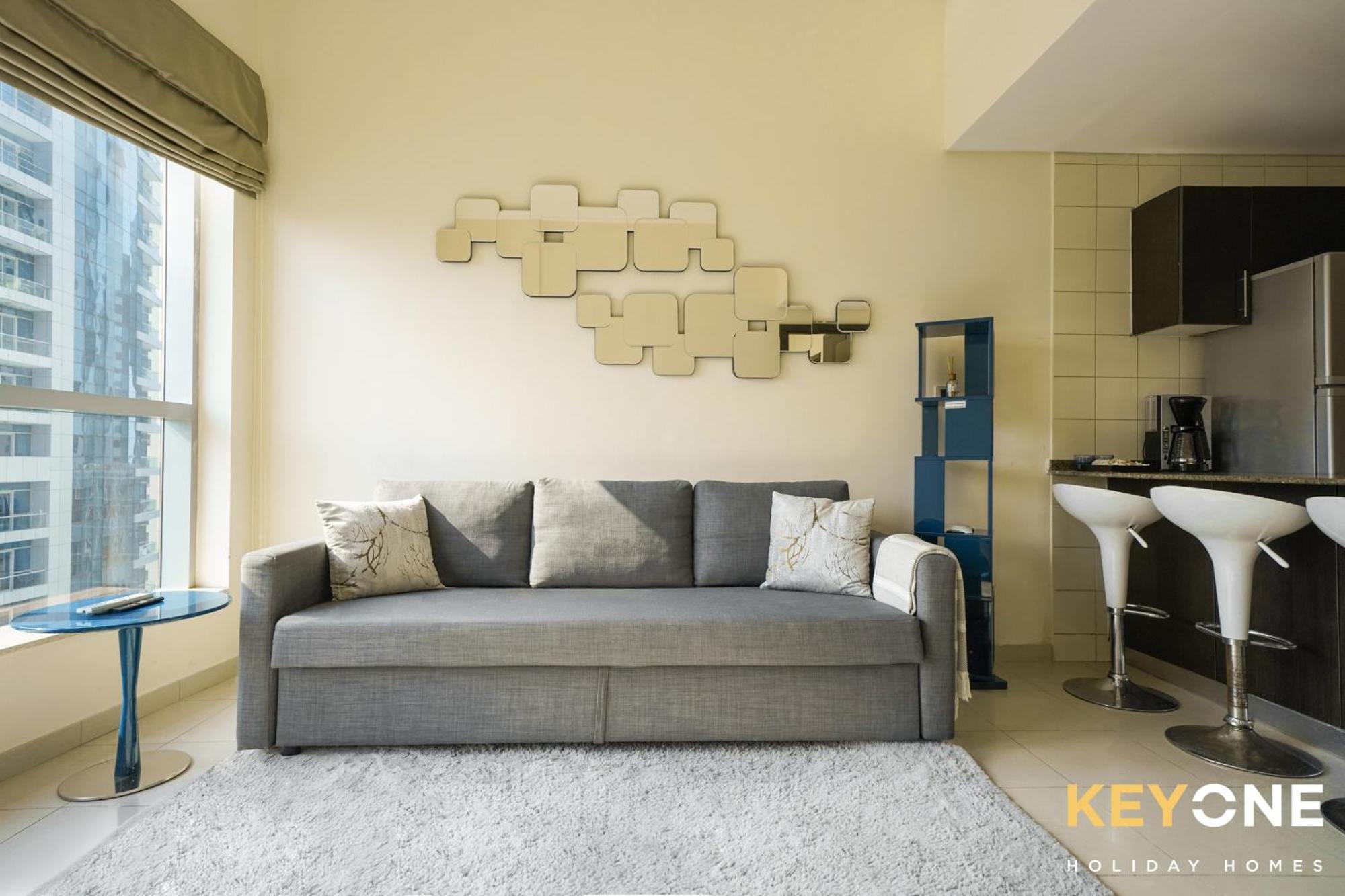 Contemporary One Bedroom With Full Marina View Dubaj Zewnętrze zdjęcie